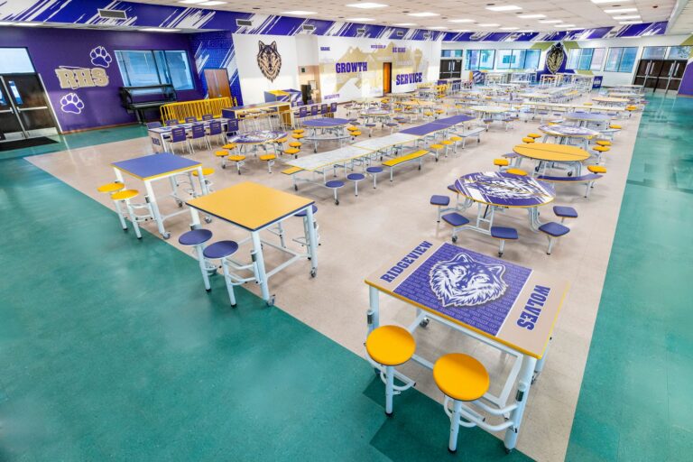 activity tables, American manufacturer, AmTab, AmTab.com, booth systems, booths, café, cafe environments, cafe spaces, café table, café tables, cafeteria, cafeteria furniture, cafeteria tables, child nutrition, classroom, classroom décor, classroom furniture, classroom graphics, classroom signage, common area décor, common area graphics, Deluxe Rectangle Stool, Deluxe Round Stool, desk, desks, dining commons, dining commons furniture, dry erase tables, dynamic furniture, dyna-rock, fold and roll tables, fold-and-roll tables, folding tables, food court, food court décor, food court signage, fun, Heavy-Duty Recycling Receptacle for 55 Gallons, high-impact, innovative classroom furniture, interior décor, interior graphics, k-12 dining commons, k-12 dining commons furniture, k-12 dining commons graphics, learning environments, learning spaces, logo tables, lunchroom, lunchroom tables, made in America, made in the USA, mobile e-z riser, mobile stool table, mobile tables, modern, modern cafeteria, modernization, music centers, performance centers, popular, portable, risers, school furniture, school nutrition, School Signs, School Wall Decor, School Wall Graphics, science lab, science lab tables, Seating Concepts, signage, stages, stem room tables, stem tables, student food courts, technology tables, upgrade back shelf, USA made, wall graphics, white board tables, K12schools, café design, classroom design, After, California, Ridgeview High School, Bakersfield, EssentialChairB-18, EssentialSeat-30, HDRR44, HDWR44, MCT308, MGST3652, MSBR6042, MSBOWT1262, MSR608, StackChair-1